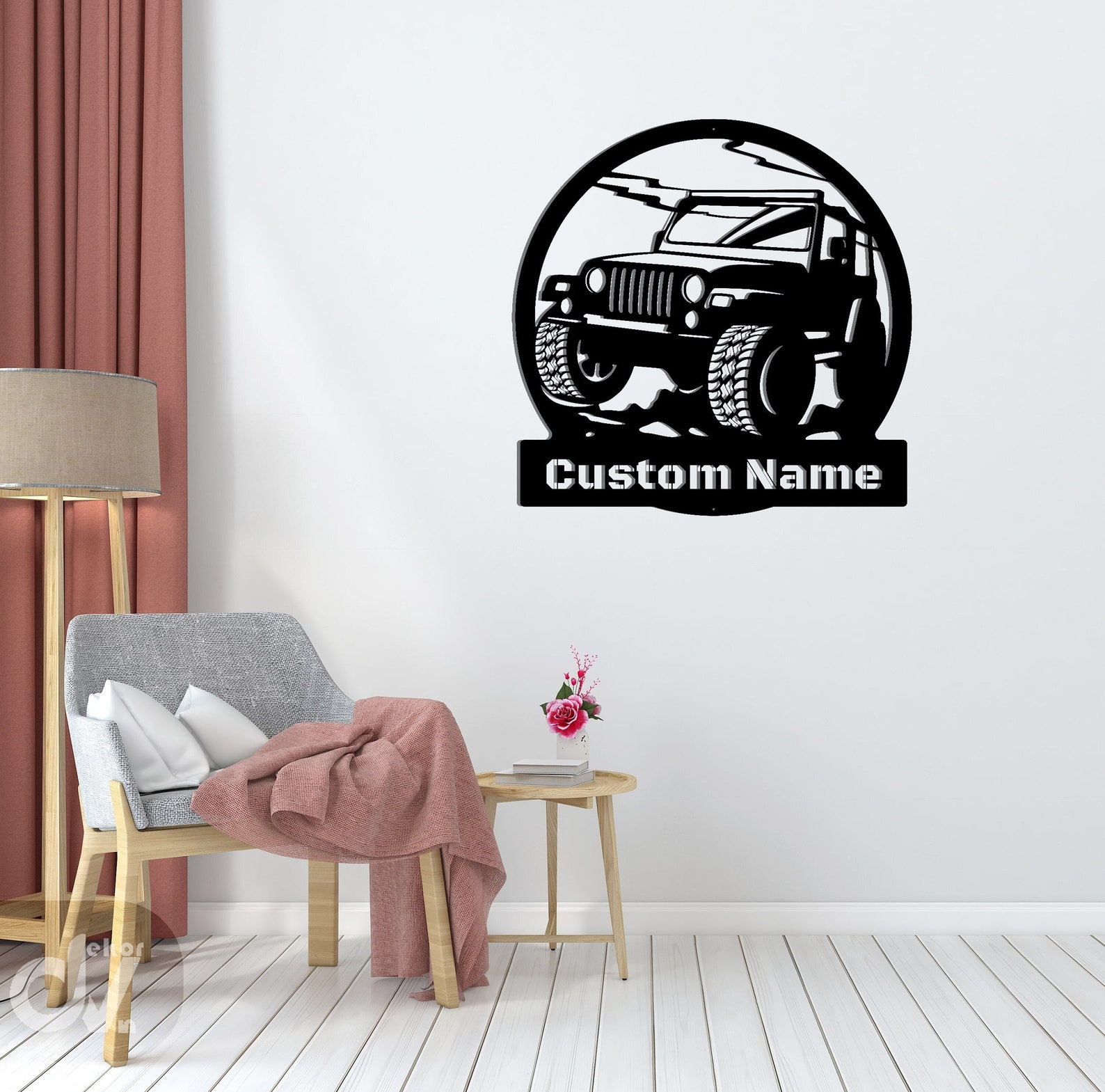 Personalized Jeep Metal Wall Art Jeep Metal Sign Gift for Etsy
