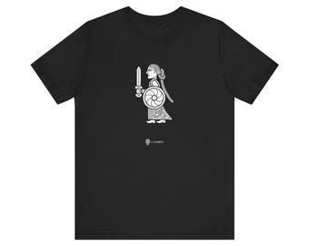 Shield Maiden - Viking-T-shirt (unisex, minimalistisch, milieuvriendelijk)