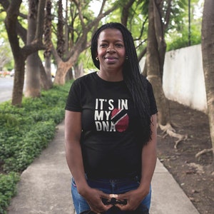 It&#39;s In My DNA Trinidad T-shirt, Hoodie, Crop Top, Youth T-shirt, Baby Onesie, Rep Your Flag, Caribbean, Cultural Tees, Country Flag