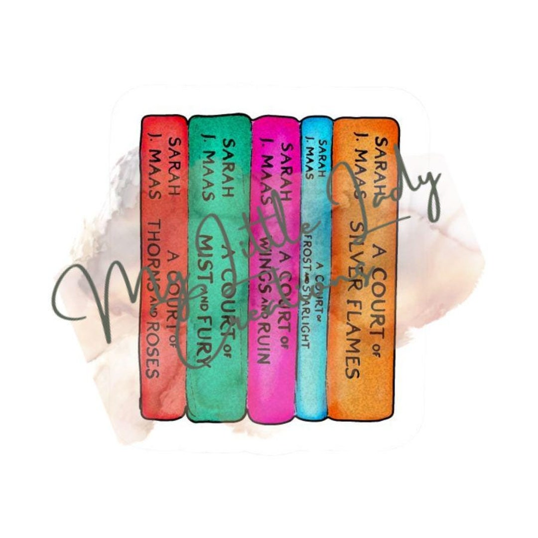 ACOTAR Books SVG 3x3 - Etsy