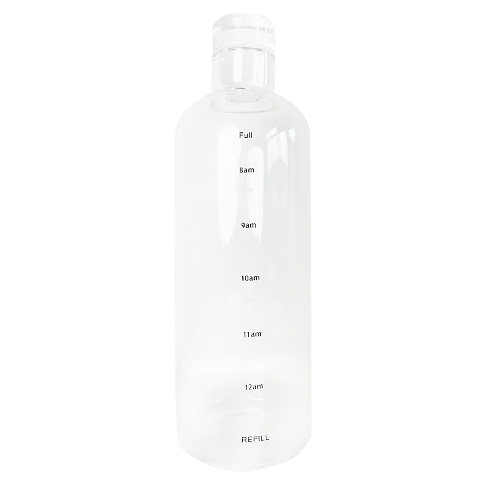 Time Scale Glass Water Bottle With Lid Clear Water Bottle Etsy