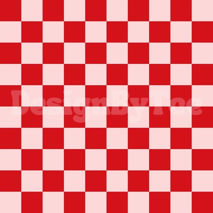 Valentines Day Pink and Red Checkered Seamless Pattern Files for Fabric Printing Sublimation Custom Fabric File, Checkerboard Digital Papers