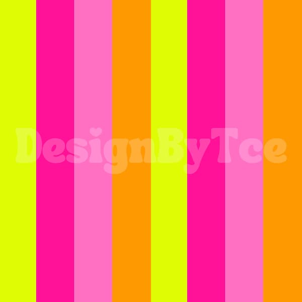 Safe Swim Stripes Seamless Pattern Files for Neon Swimwear Fabric Printing Sublimation Custom Fabric Design File