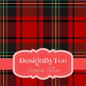"Weihnachts-Muster ""Weihnachts-Muster"" Traditionelles Karo-Nahtlose Muster-Dateien für Stoff-Sublimations-Stoff-Design-Datei."