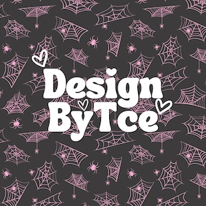 Spiderweb, Ghost, Bats, Spiders Seamless Pattern Pink Halloween Files for Custom Fabric Printing Sublimation Design File