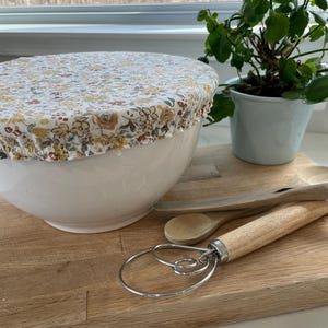 Reusable Cotton Bowl Covers | Eco-Friendly Food Storage | Washable & Sustainable | Handmade in USA | Multiple Patterns/Sizes | Free Shipping
