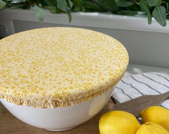 Cotton Food Cover | Reusable Bowl Cover | Eco Friendly Kitchen | Plastic Wrap Replacement | Handmade Gift