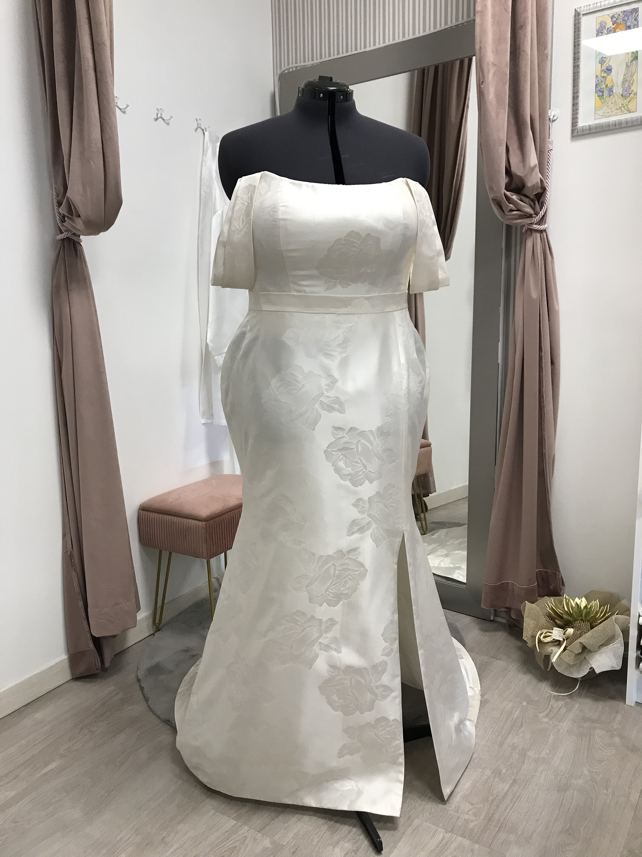 Vestido de novia sirena de seda Vestido de novia boho Vestido de