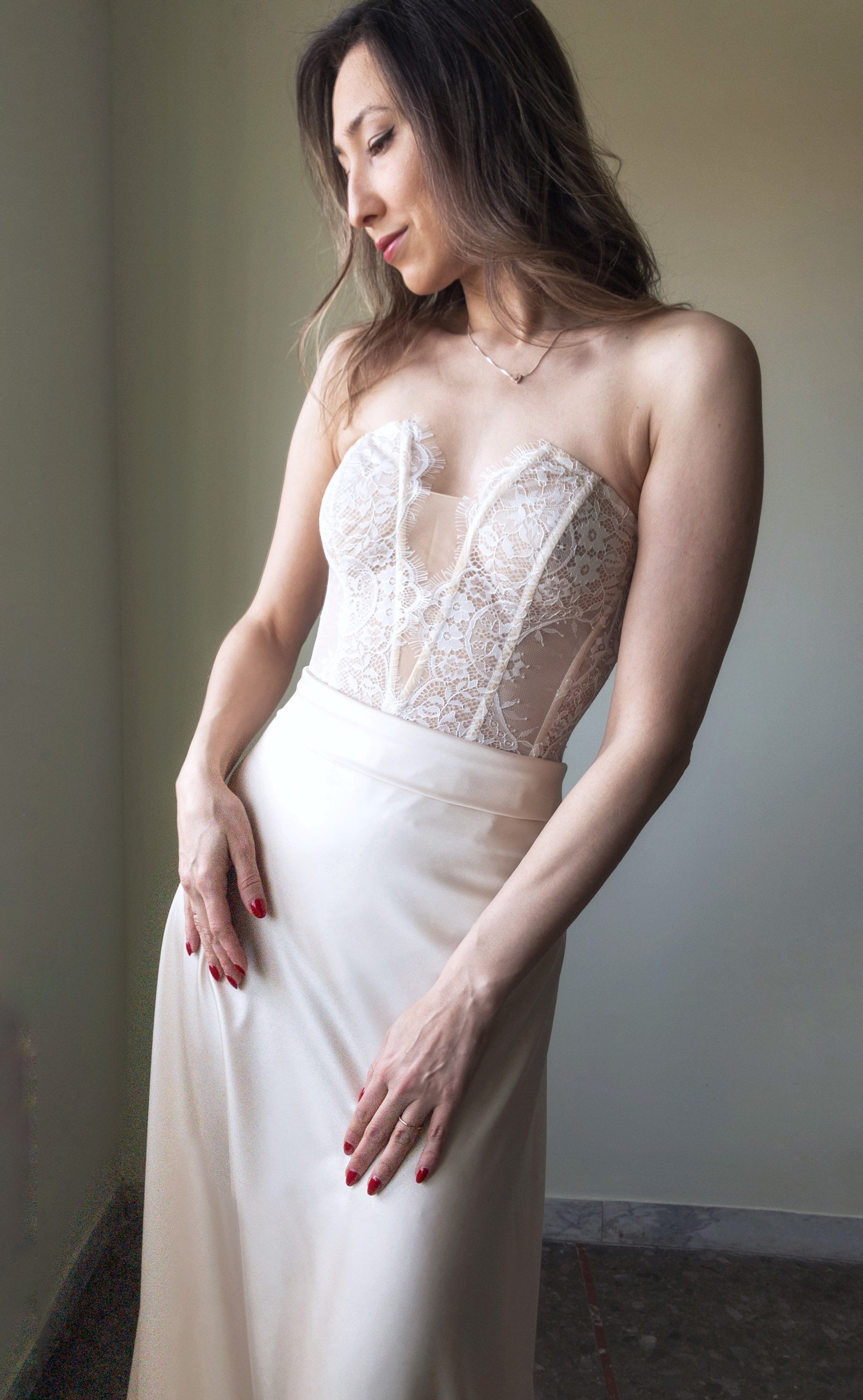 New Embroidery Lace Push Up Bralete Bustier Corset Wedding Party Corset Cropped Top main image 0