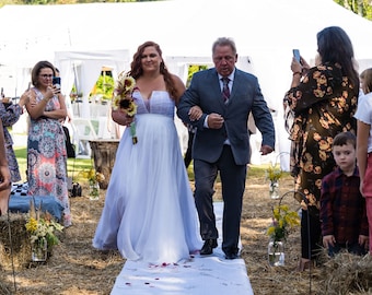 Chiffon bridal skirt Wedding chiffon skirt Bridal separates Wedding separates Greek style bridal skirt White chifon skirt Selena