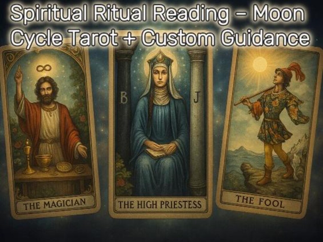 Moon Ritual Tarot Reading | Full Moon / New Moon Guidance | 6 Card ...