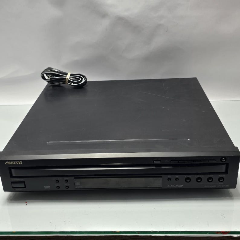 Onkyo DV-CP702 6-Disc DVD Changer Dolby DTS Progressive Scan, Mp3 Wma As-Is image 3