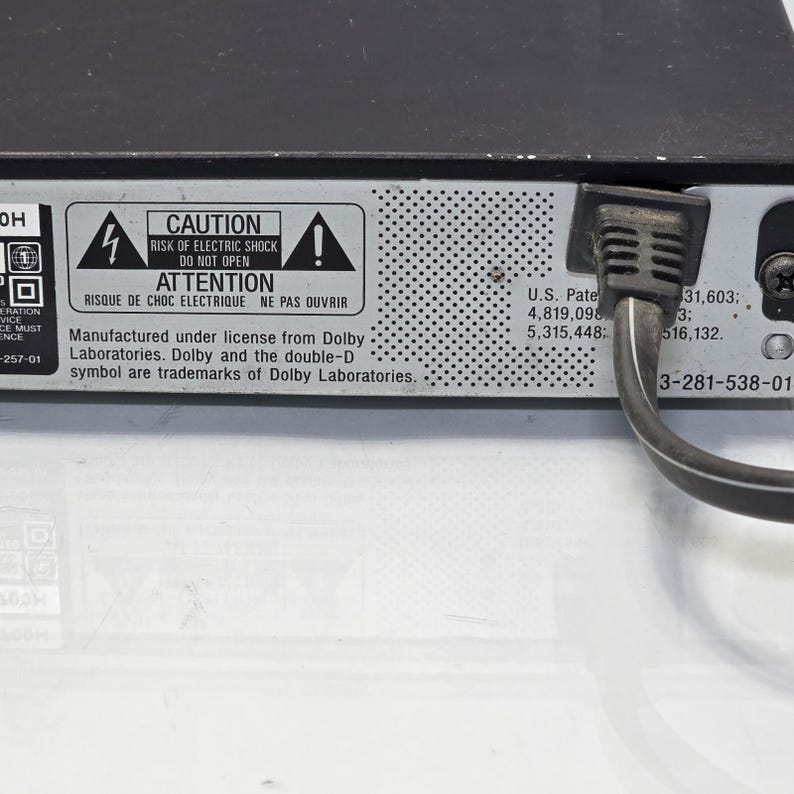Sony DVP-Ns700H Hdmi Dvd CD Mp3 Dcd-R Player 1080p Dolby Dts Tested image 12