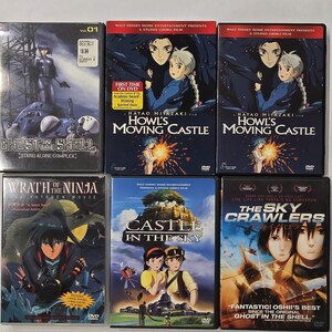 Anime DVD Lot Studio Ghibli Ghost Shell Final Fantasy Team America 13 Discs . image 4
