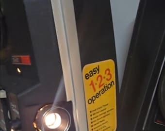 Vintage Emdeko Dual 8 Movie Projector Model 180-1  W/ Reels Manual Need Belts.