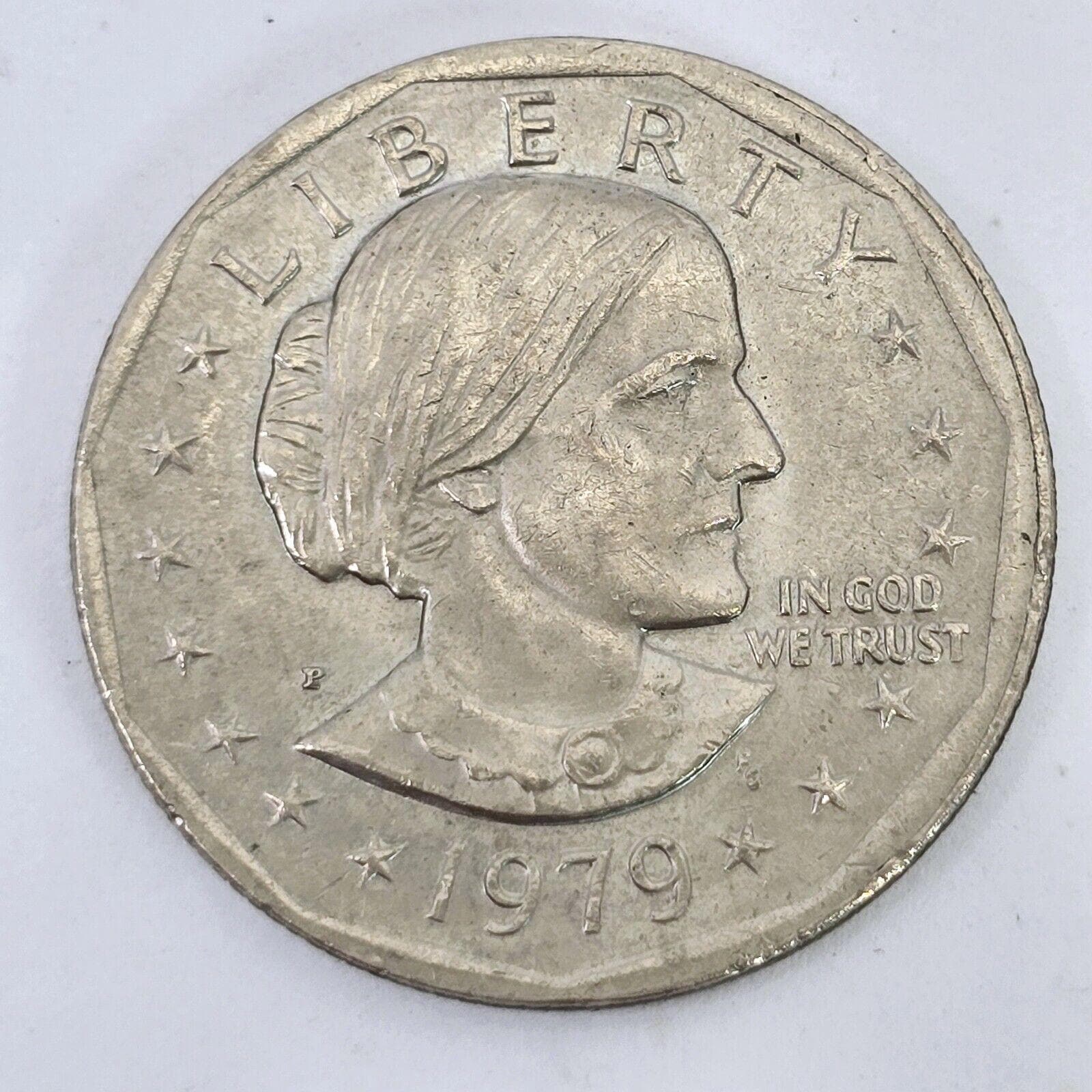 1979-P スーザン・B・アンソニー リバティ FG 1ドル 米国コイン 希少 P ミントマーク $ スーザン