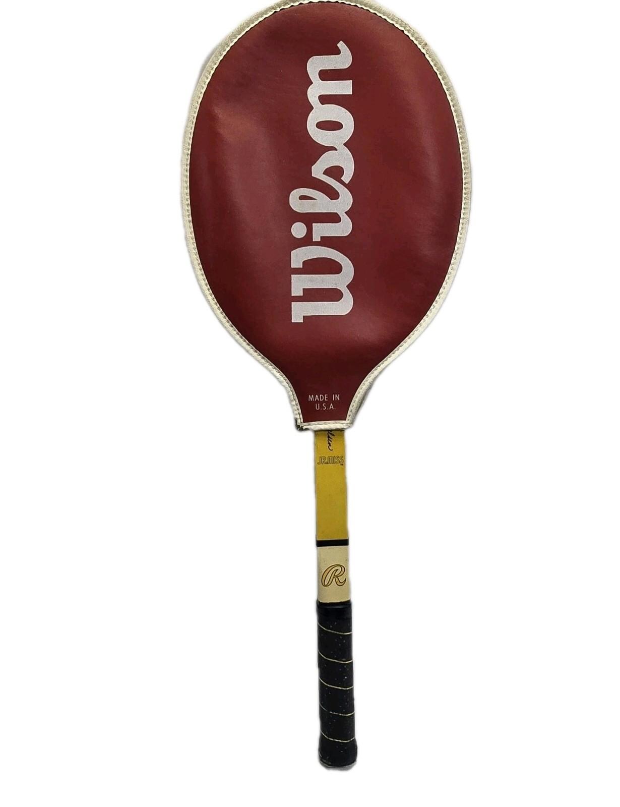 Raquette de tennis en bois vintage Raquette de tennis en bois