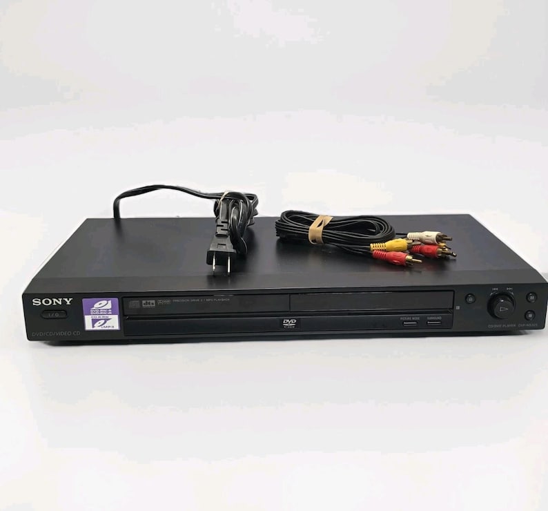 Sony DVP-Ns325 Tested DVD CD Mp3 Player Dolby Dts Rca Cables Included image 1
