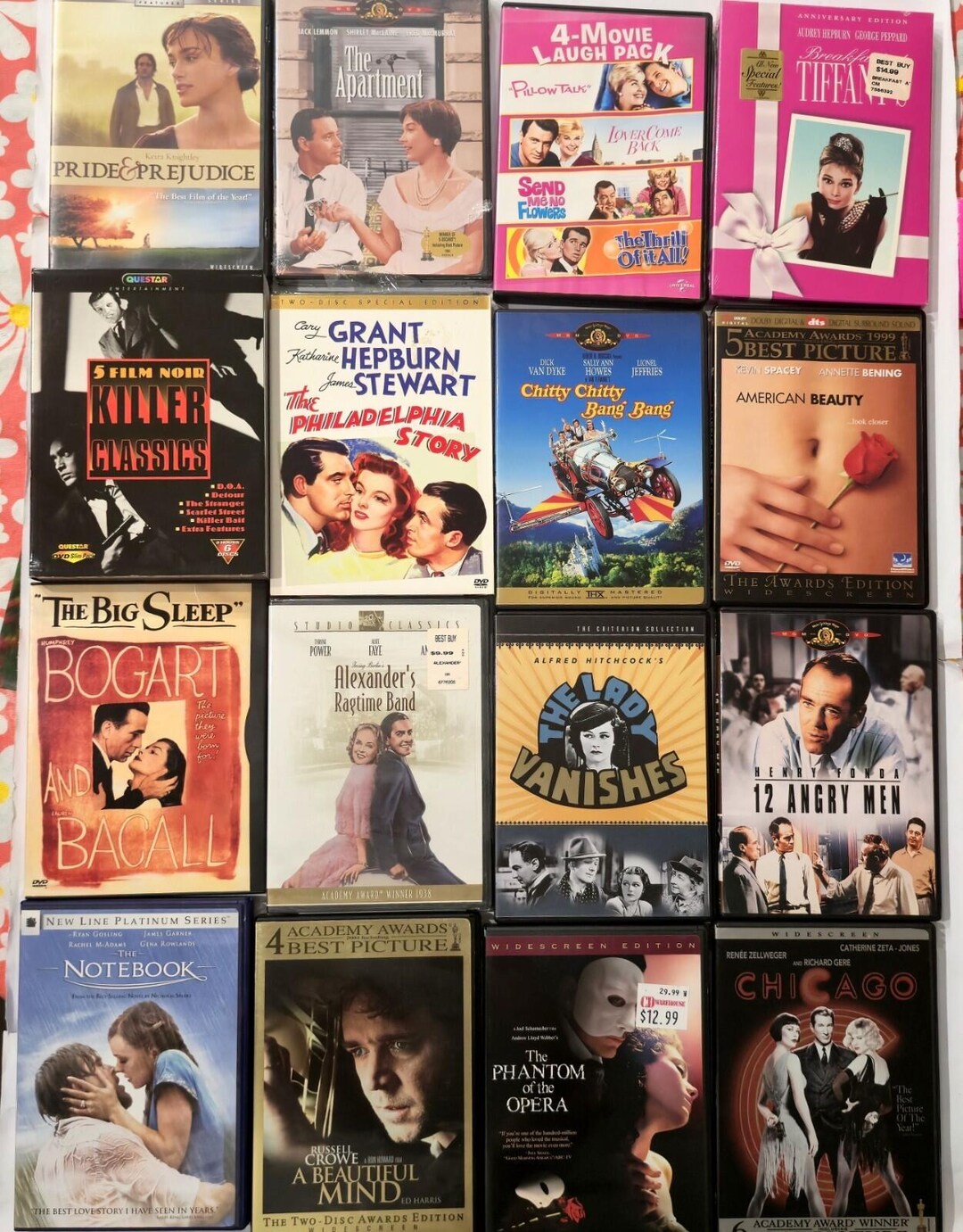 16 DVD in 25 Disk Movie Lot Classic Films Sealed Mint Multi Disc ...