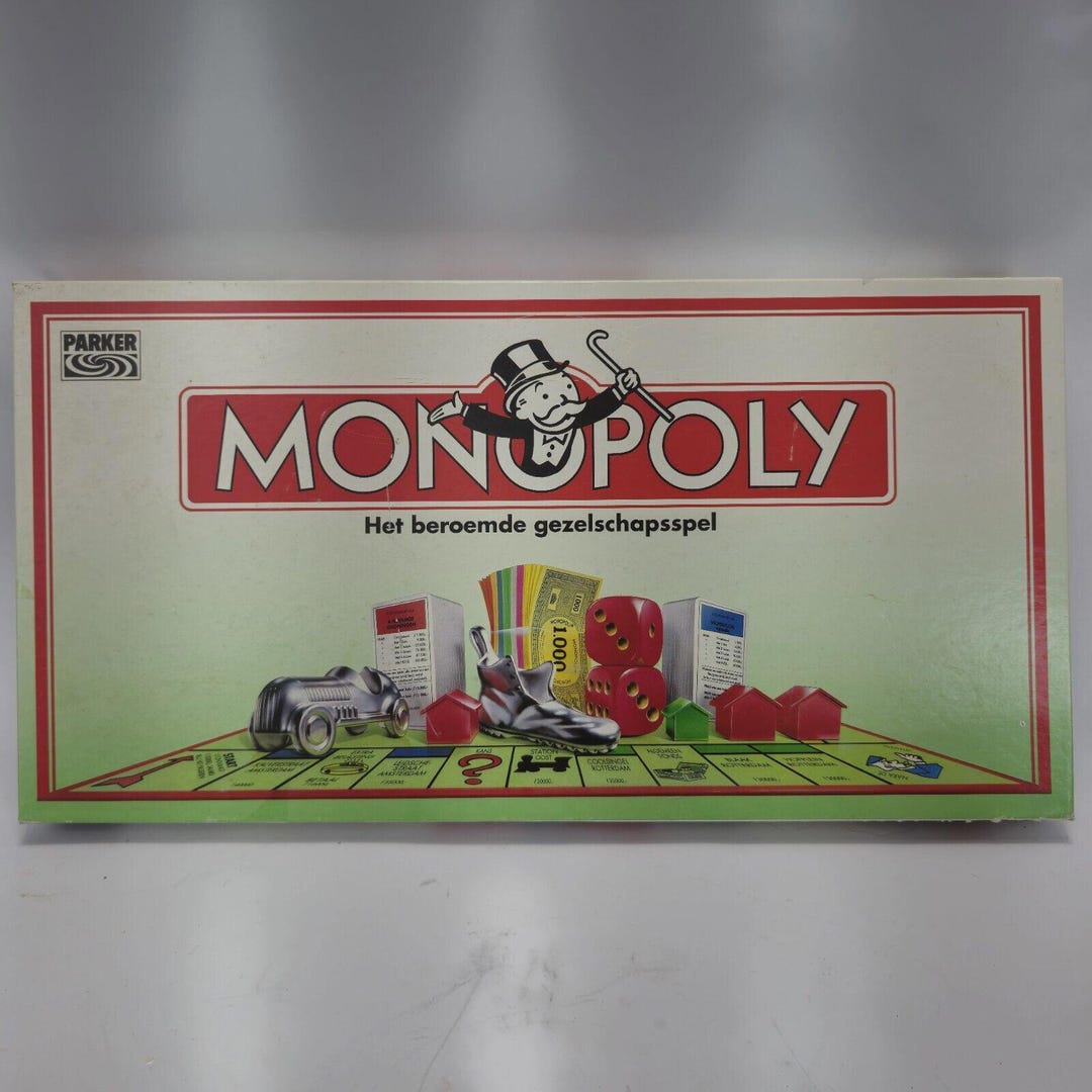 Monopoly Game Dutch Version Board Game Het Beroemde Gezelschapsspel - Etsy