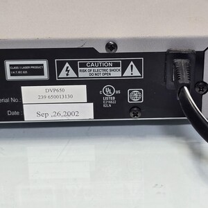 CineVision SonicBlue DVP650 DVD Player Dolby DTS MP3 Component Video Tested image 12