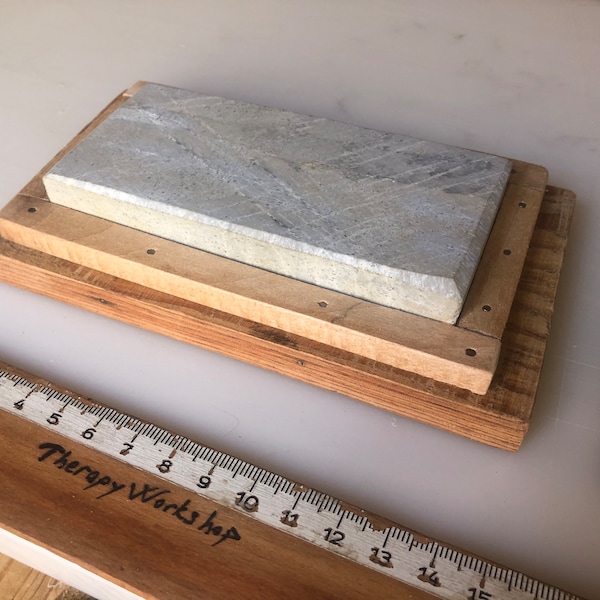 Cretan Oilstone Knife Sharpener: 258 gr 6000-9000 Grit Whetstone
