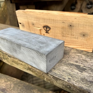 Large Turkish Whetstone Sharpening Stone: 1725gr Knife Chisel Sharpener with Handmade Wooden Box image 16
