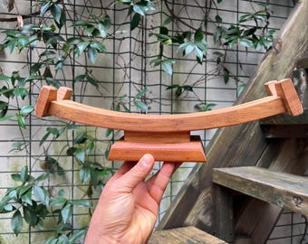 Handmade Beech Wood Katana Stand: Bokken/Jo/Bo Holder