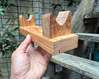 Handmade Solid Wood Sword Stand: Katana Bokken Rack