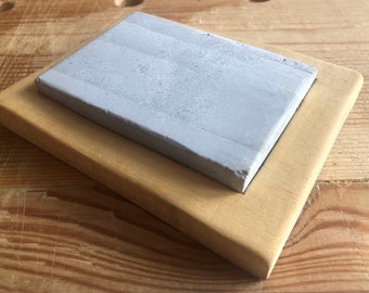 Cretan Whetstone: 220 gr Oil Stone for Knife Sharpening