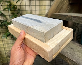 Large Cretan Whetstone: 3565 gr Oilstone Knife Sharpener