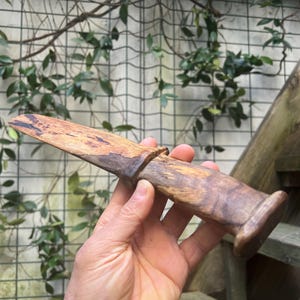 Japanese tanto, aikido training knife, bokken, wooden training knife, wooden katana, wood tanto, samurai tanto, dojo, aikido, wooden knife