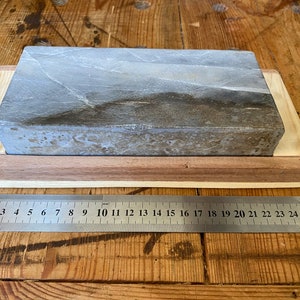 2024 gr Cretan stone,  large sharpener, levant stone, oilstone, knife sharpener, chisel sharpening, crete whetstone, razor sharpener,