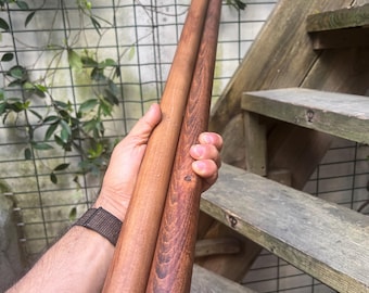 Pair of Beech Wood Aikido Training Jo - 91.5cm & 34mm