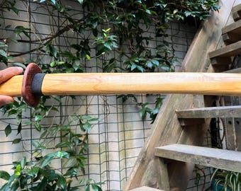 Handmade Oak Katana Bokken: Aikido & Kenjutsu Training Sword (106cm)