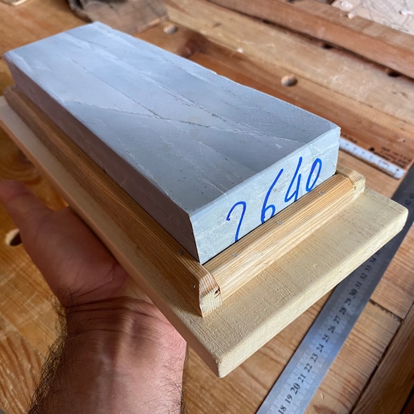 Large Cretan Whetstone: 2690 gr Oilstone Knife Sharpener