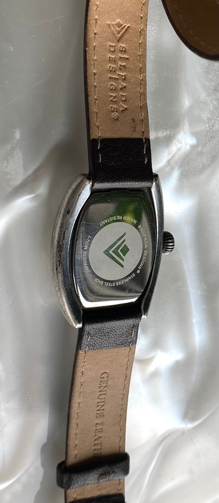 SILPADA Wrap WATCH, Brown Leather, T1749, Retired, Vintage  display picture 1