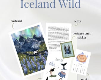 May Trouvaili Print Club | Travel Destination Mail Iceland