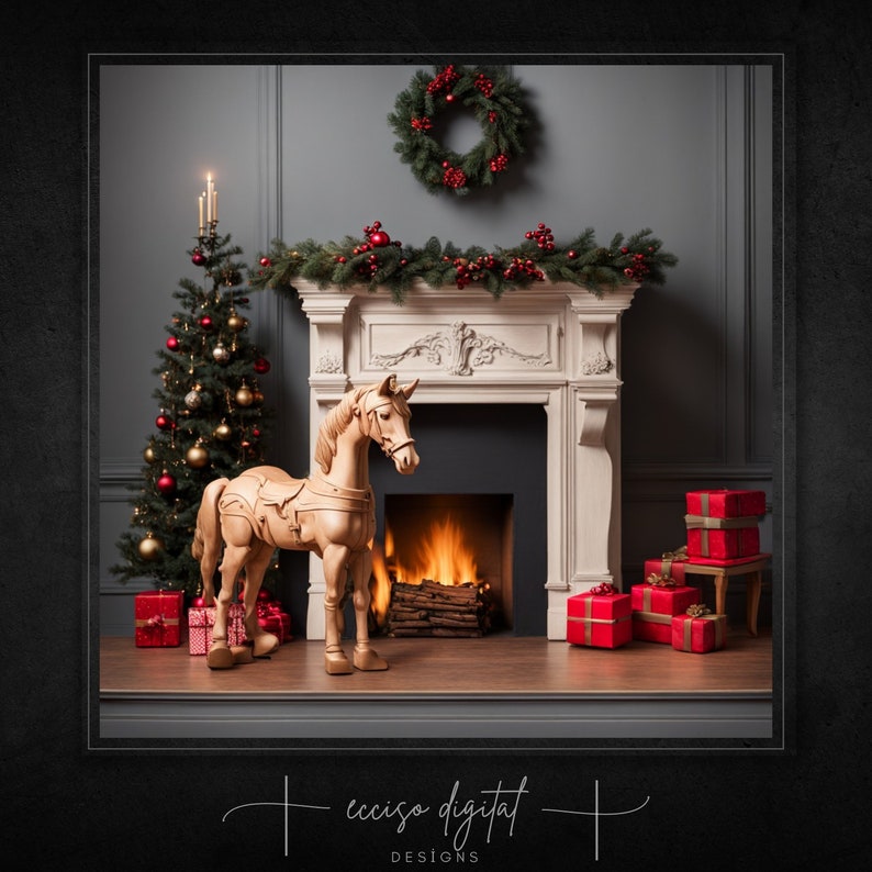 Explore Festive Backdrops, Photoshop Overlays, and Digital Backgrounds for Perfect Holiday Cards 