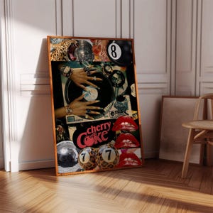 Black Woman Art Black Girl Wall Poster Fashion Girl Poster Leopard Poster Vintage Music Poster Aesthetic Music Record Player Print DJ Girl