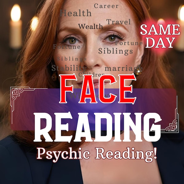 Lectura de rostros Lectura de fotografías de rostros Lectura psíquica media Lectura psíquica clarividente Lectura psíquica rápida Lectura psíquica el mismo día