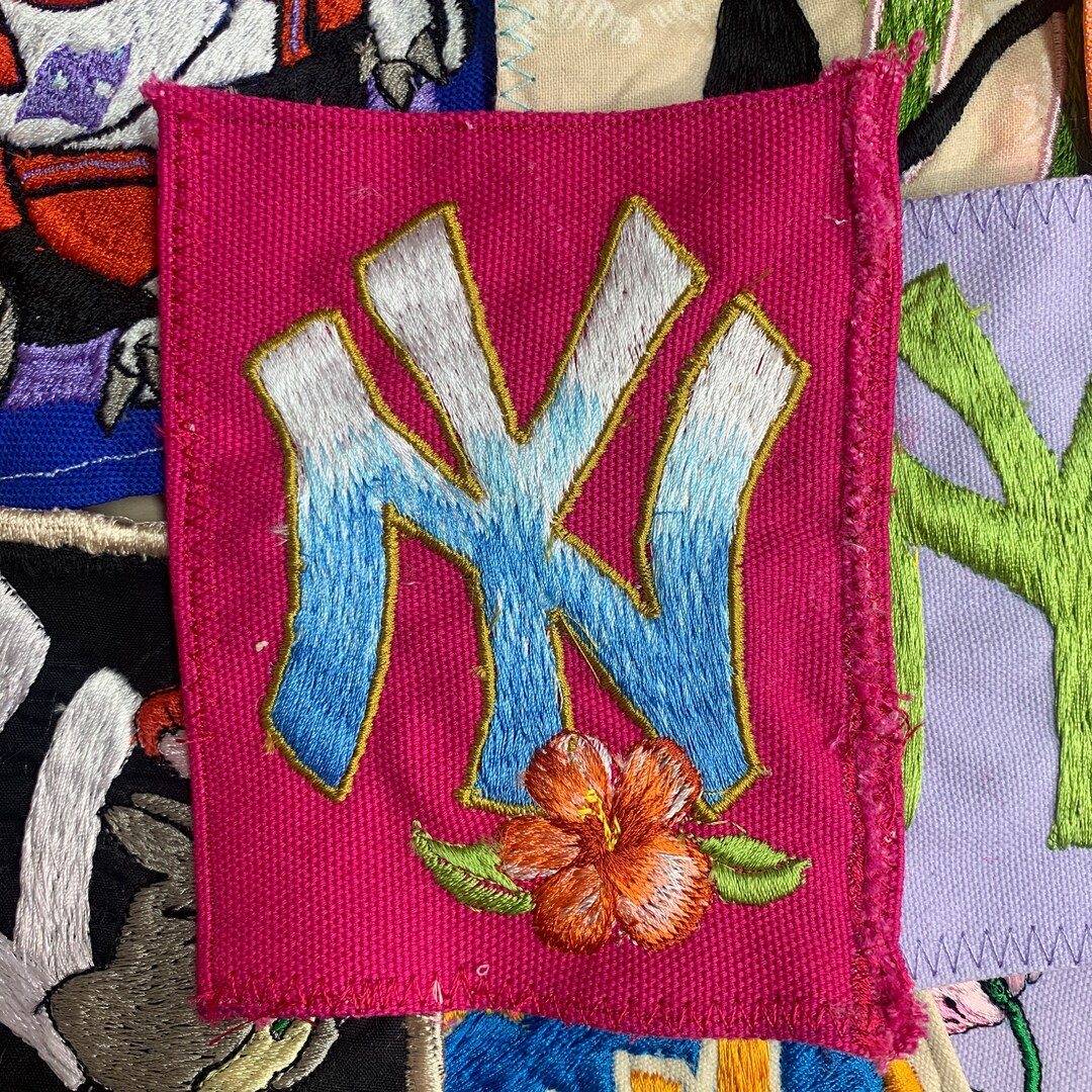 New York Yankees Fiji Embroidered Patch Rare Etsy