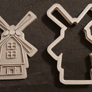 Windmill Cookie Cutter / Fondant Cutter / Stamp Embosser