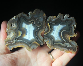 Waterline Agate from Cubuk town, Ankara City, Turkey, Achat, Agata, Turkish Agate, Turkey Agate, Gemstone, Mineral Stone, Türkiye