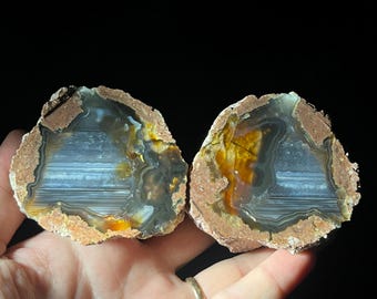 Waterline Agate from Cubuk town, Ankara City, Turkey, Achat, Agata, Turkish Agate, Turkey Agate, Gemstone, Mineral Stone, Türkiye