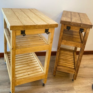 Small Kitchen Trolley Farmhouse image 5