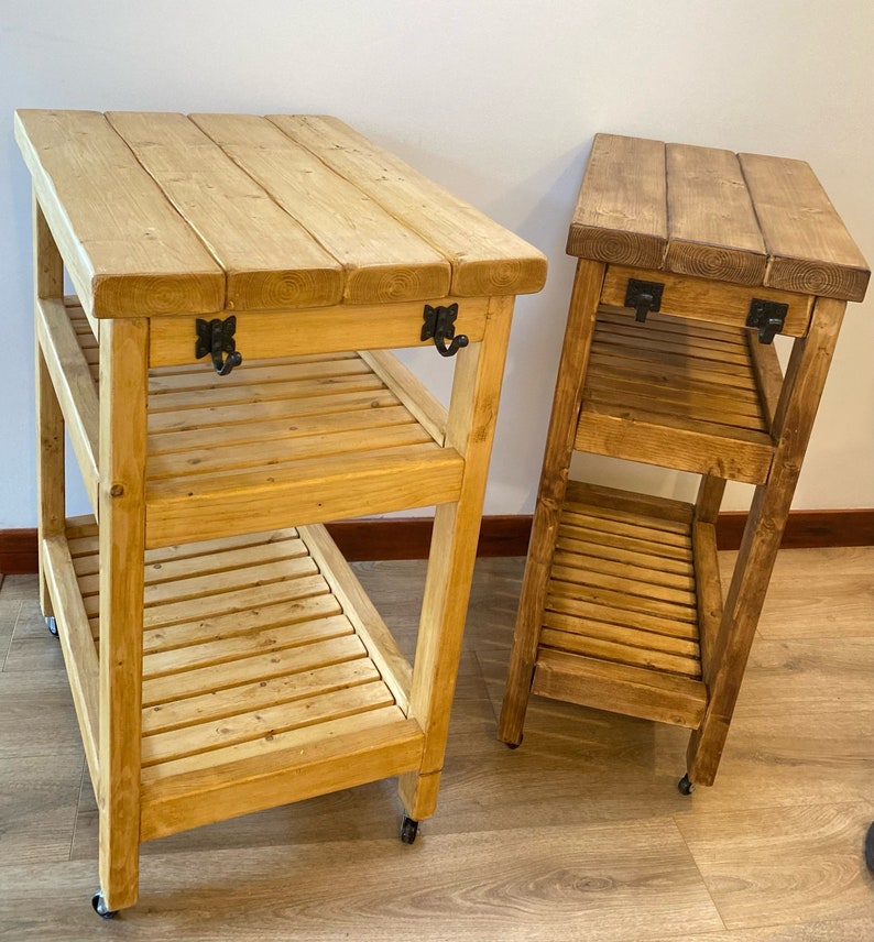 Small Kitchen Trolley Farmhouse image 5