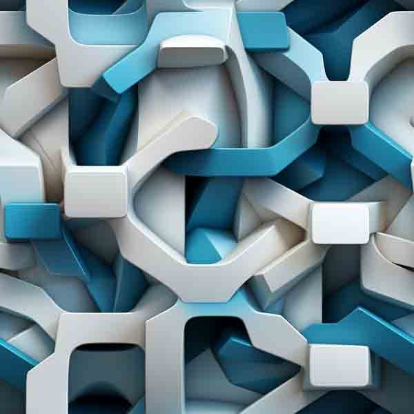 Set of 16 Seamless 3D Geometric Patterns High-res Jpgs 4096 X 4096 Px ...