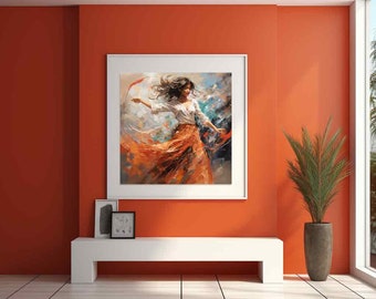 Bohemian Essence of Freedom: 12 High-Res Digital Abstract Printable Strokes Style Wall Art POD Projects - Commercial Use - Digital Download