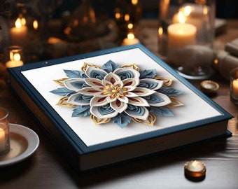 Set of 16 Mystical Mandalas - 3D Cosmic Motif Digital Download - High-Quality Flat JPGs Digital Prints 24in - 4096x4096px - Commercial Use